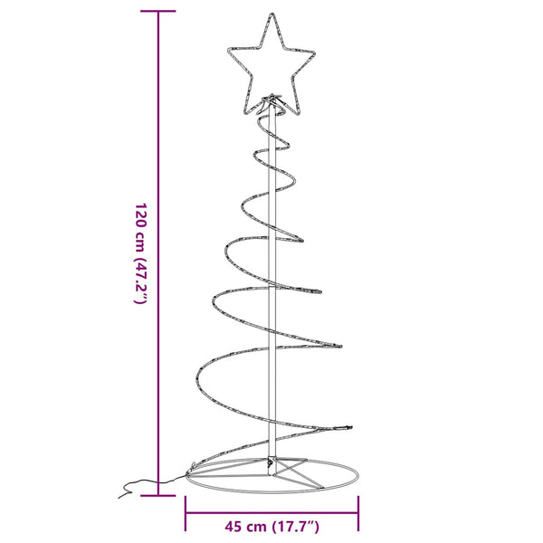 LED Weihnachtsbaum Warmweiß 120cm