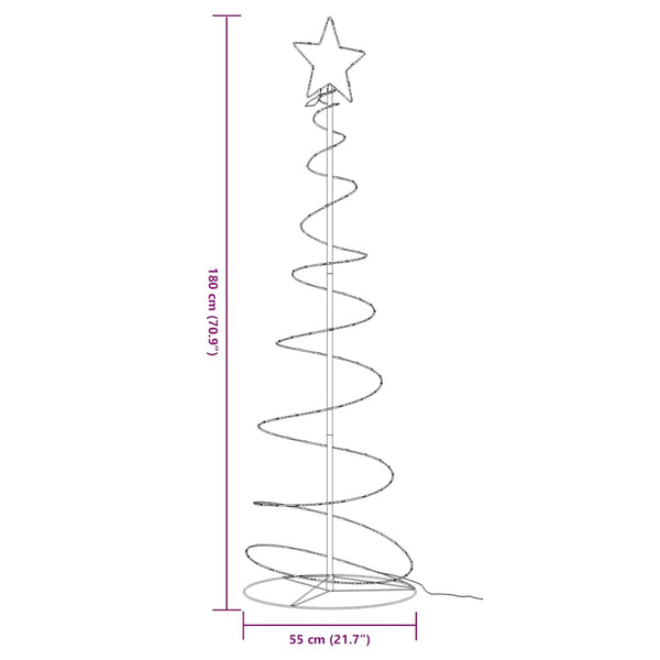 LED Weihnachtsbaum Warmweiß 180cm