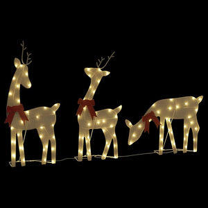 LED Rentiere 3er Set, Warmweiß