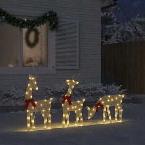 LED Rentiere 3er Set, Warmweiß