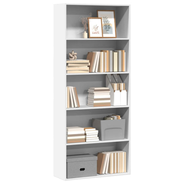 Weißes Bücherregal 80x189 cm