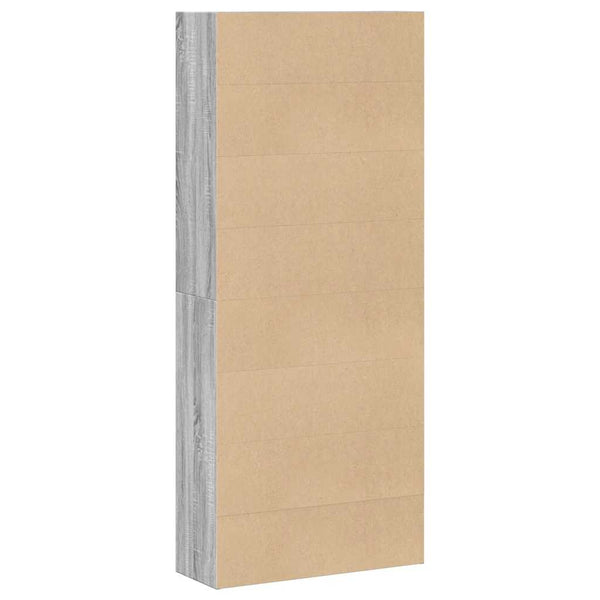 Bücherregal Grau Sonoma 80x30x189 cm