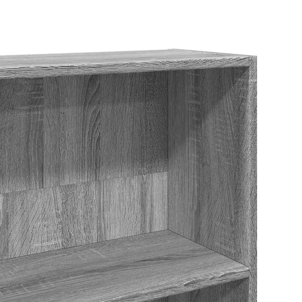 Bücherregal Grau Sonoma 80x30x189 cm