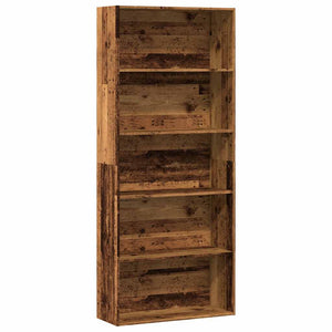 Bücherregal Altholz-Optik 80x30x189 cm