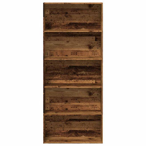 Bücherregal Altholz-Optik 80x30x189 cm