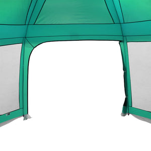Poolzelt mit Netz Meergrün 618x532cm