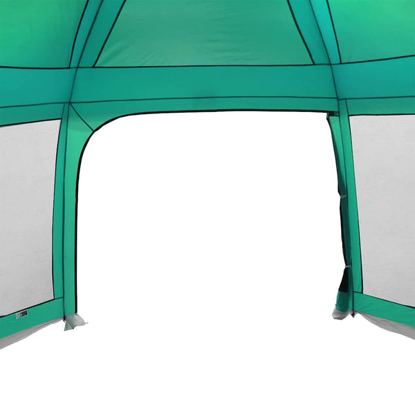 Poolzelt mit Netz Meergrün 618x532cm