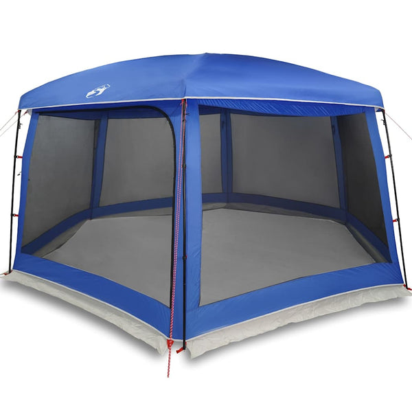 Poolzelt Azurblau mit Netz 670x590cm