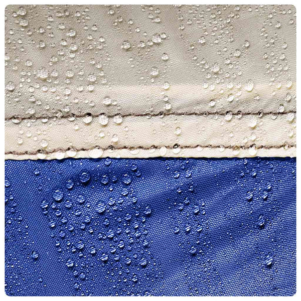 Poolzelt Azurblau mit Netz 670x590cm