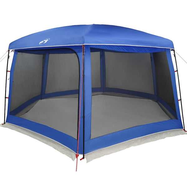 Poolzelt Azurblau mit Netz 670x590cm