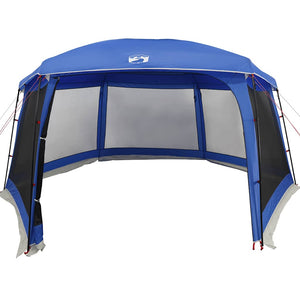 Poolzelt Azurblau mit Netz 670x590cm