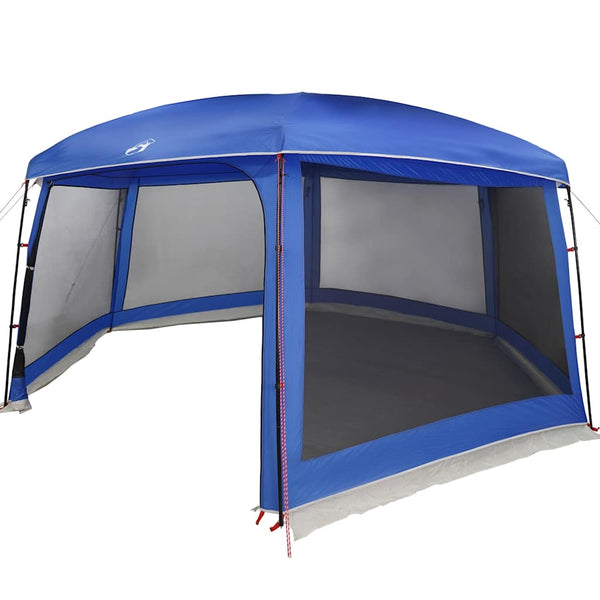 Poolzelt Azurblau mit Netz 670x590cm