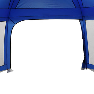 Poolzelt Azurblau mit Netz 670x590cm