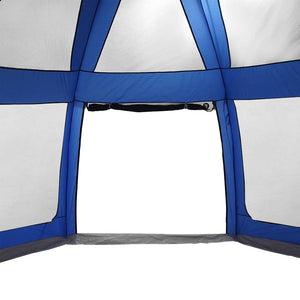 Poolzelt Azurblau 510x510cm mit Netz