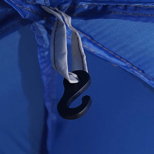 Poolzelt Azurblau 510x510cm mit Netz