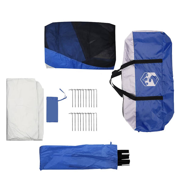 Poolzelt Azurblau 510x510cm mit Netz