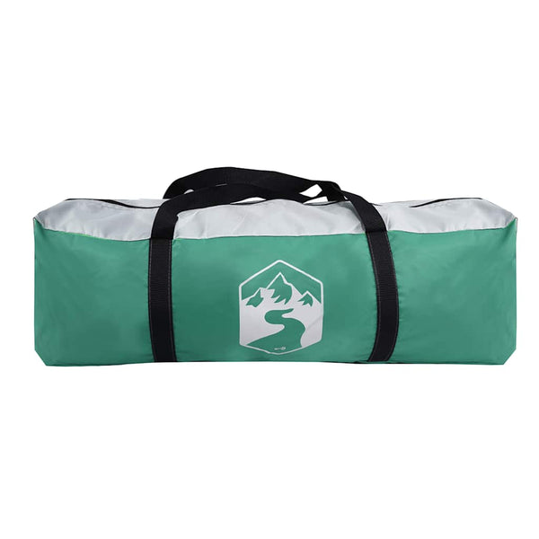 vidaXL Tente de piscine avec auvent amovible et moustiquaires vert mer 510x510 cm