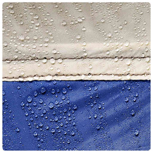 Poolzelt mit Netz Azurblau 612x612cm