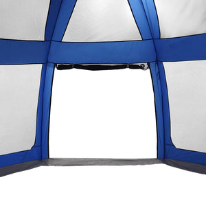 Poolzelt mit Netz Azurblau 612x612cm
