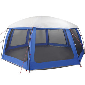 Poolzelt Azurblau mit Netz 690x690cm