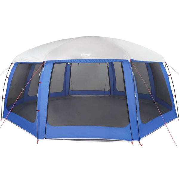 Poolzelt Azurblau mit Netz 690x690cm