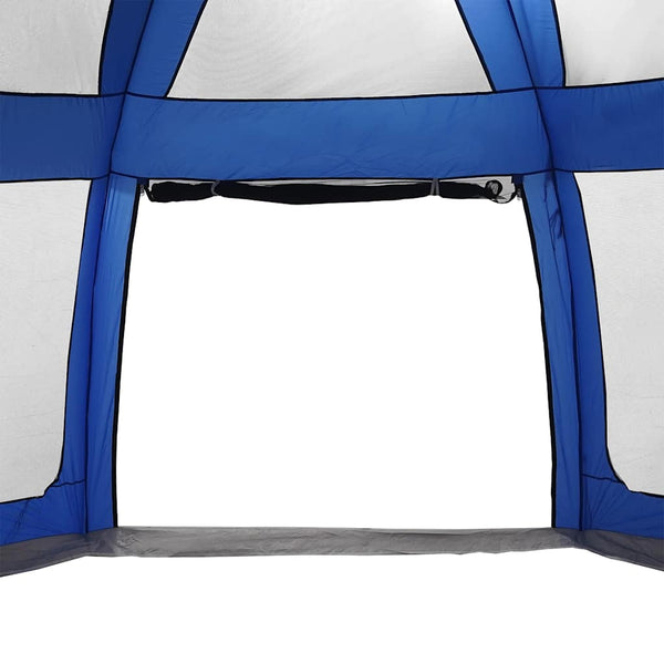 Poolzelt Azurblau mit Netz 690x690cm