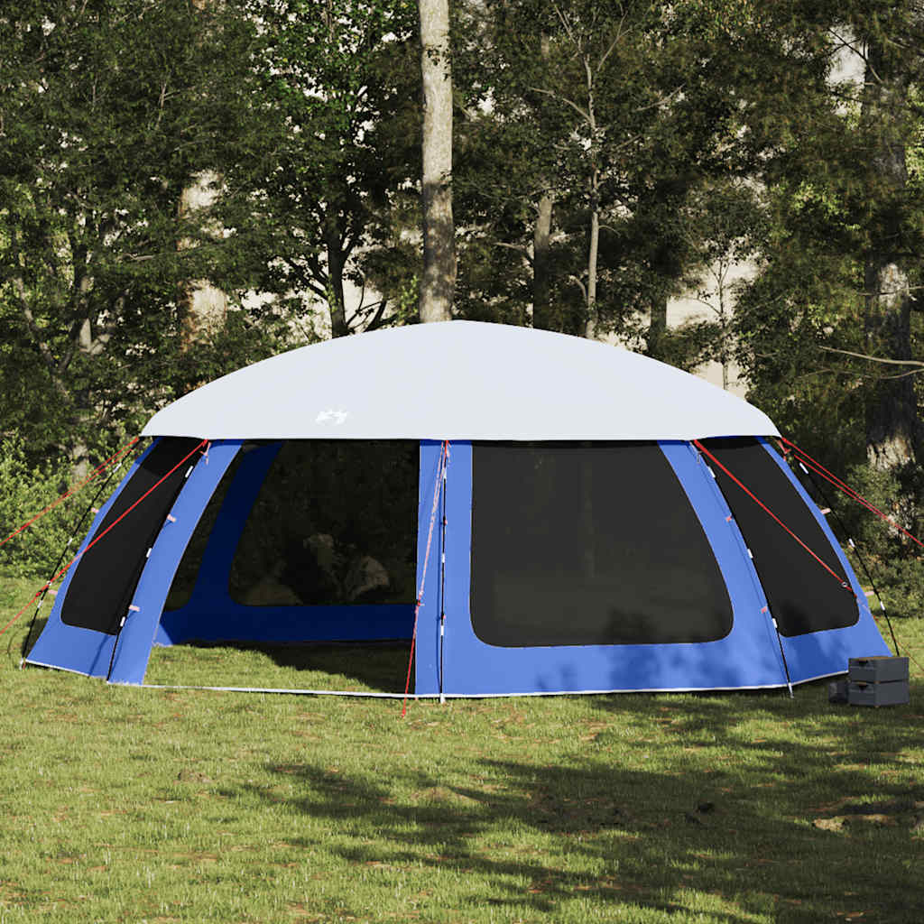 Poolzelt Azurblau mit Netz 690x690cm