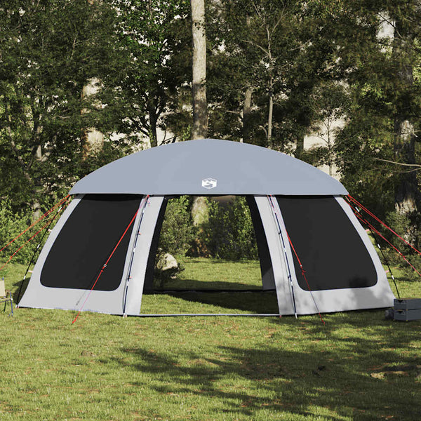 Poolzelt mit Netz 690x690 cm Grau