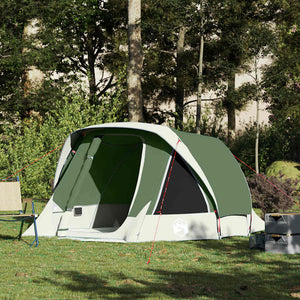 Wasserdichtes Campingzelt für 4 Personen, Grün