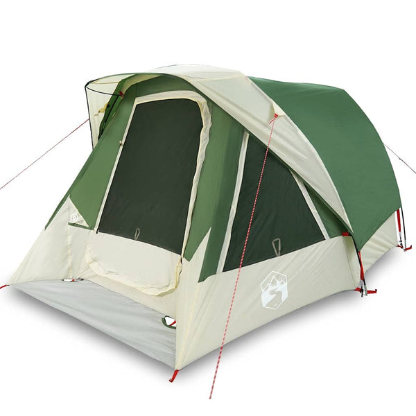 vidaXL Tente familiale pour 6 personnes verte et imperméable