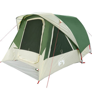 vidaXL Tente familiale pour 6 personnes verte et imperméable