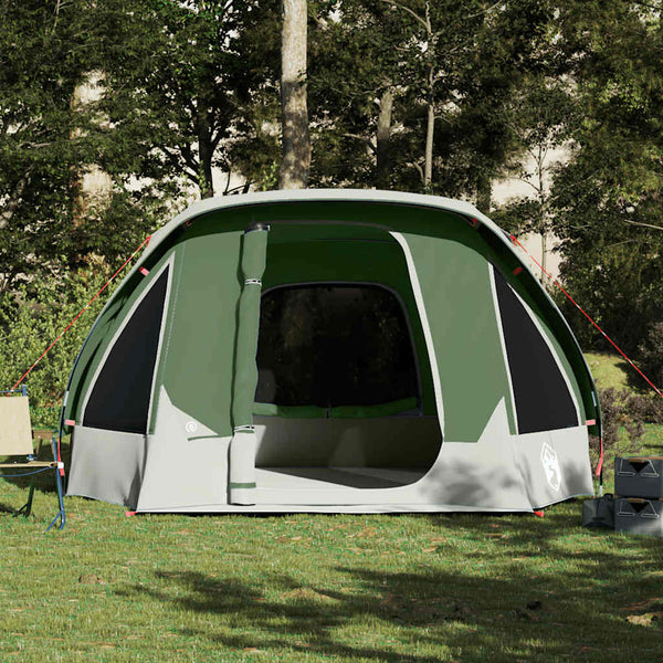 vidaXL Tente familiale pour 6 personnes verte et imperméable