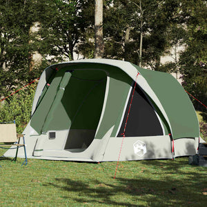 vidaXL Tente familiale pour 6 personnes verte et imperméable