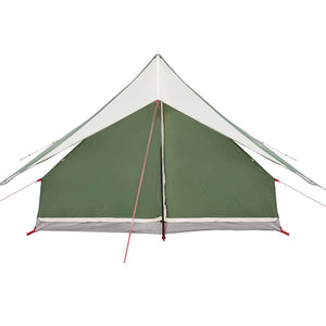 vidaXL Tente familiale avec toit vert et blanc 256 x 256 x 185 cm