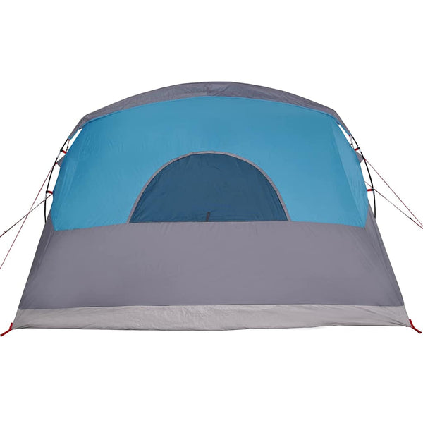 Familienzelt mit Dach, Blau/Grau, 576 cm