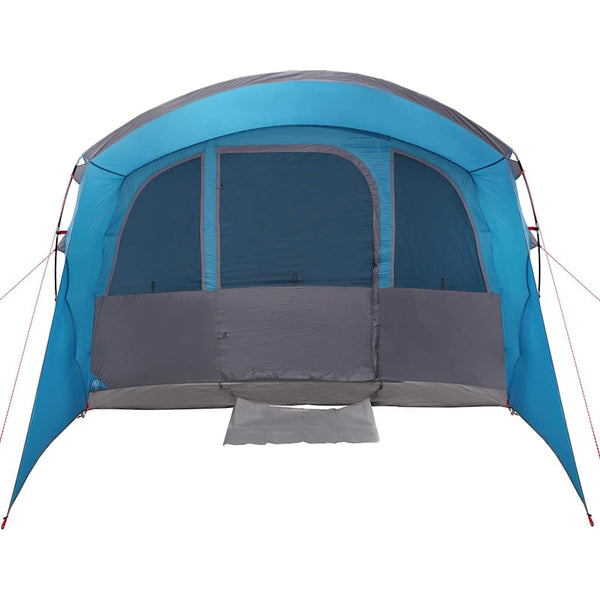Familienzelt mit Dach, Blau/Grau, 576 cm