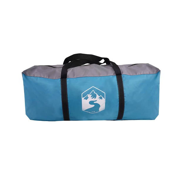 Familienzelt mit Dach, Blau/Grau, 576 cm