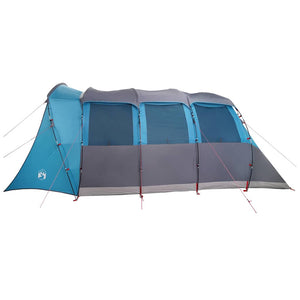 Familienzelt mit Dach, Blau/Grau, 576 cm