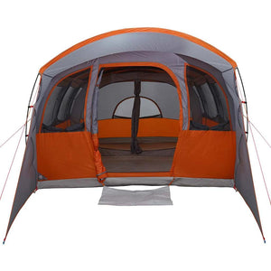 Familienzelt mit Dach, Grau/Orange, 576cm