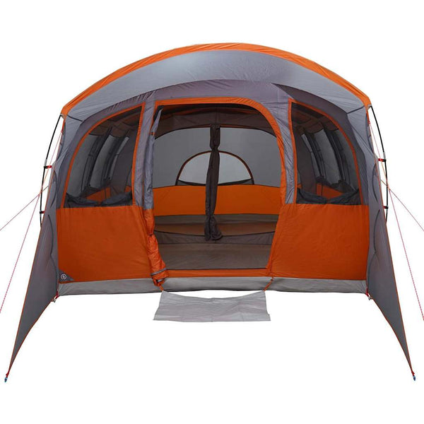 Familienzelt mit Dach, Grau/Orange, 576cm