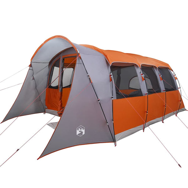 Familienzelt mit Dach, Grau/Orange, 576cm