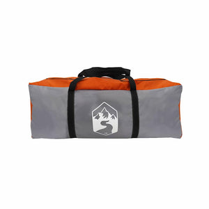 Familienzelt mit Dach, Grau/Orange, 576cm