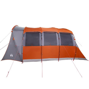 Familienzelt mit Dach, Grau/Orange, 576cm