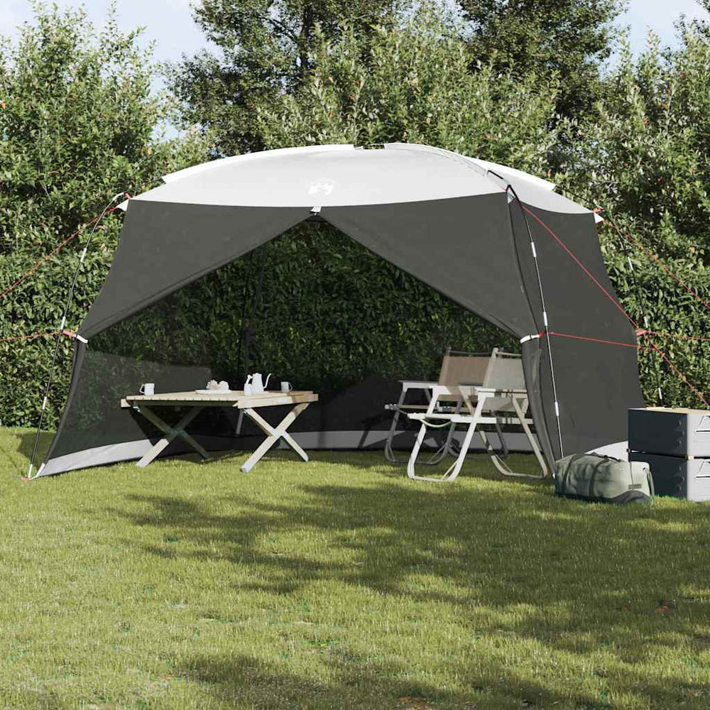 Moskitonetz Zelt mit Dach Grau 380x380x225cm