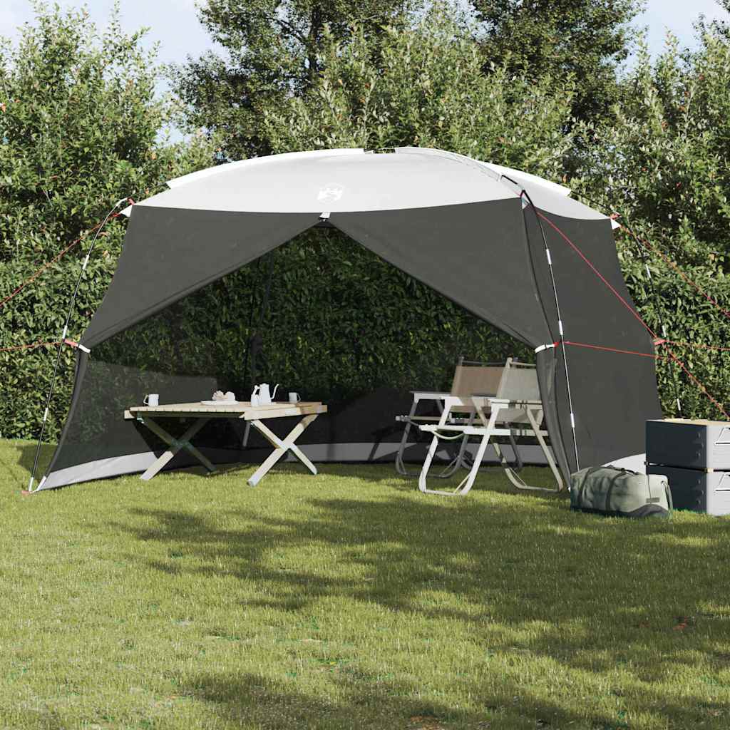Moskitonetz Zelt mit Dach Grau 380x380x225cm