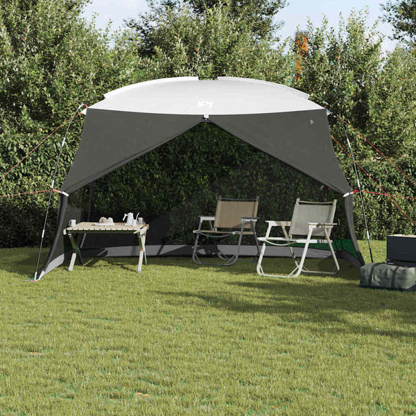 Moskitonetz Zelt mit Dach Grau 380x380x225cm
