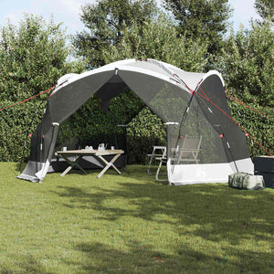 Moskitonetz Zelt mit Dach, 434x434x230cm, Grau