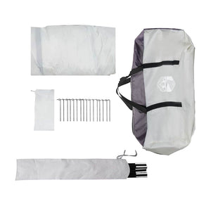 Moskitonetz Zelt mit Dach, 434x434x230cm, Grau