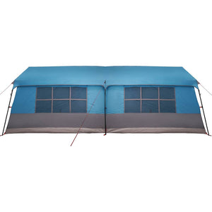 Familienzelt mit Dach, Blau/Grau, 622cm