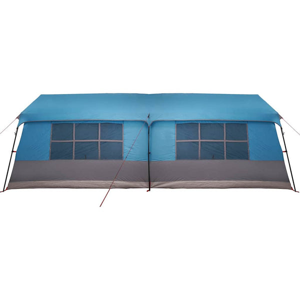 Familienzelt mit Dach, Blau/Grau, 622cm